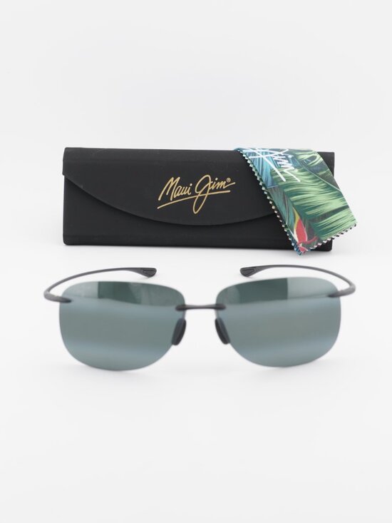 Maui Jim HIKINA 445 11M Rectangle Sunglasses – Grey / Grey main image 5